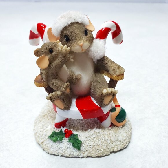 Charming Tails Secrets For Santa Figurine Christmas Collectible - Picture 1 of 10